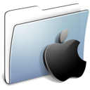 Graphite Smooth Folder Apple Icon